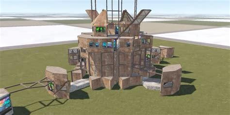 Rust big base design.  The nice thing about this base is that it can be built i...