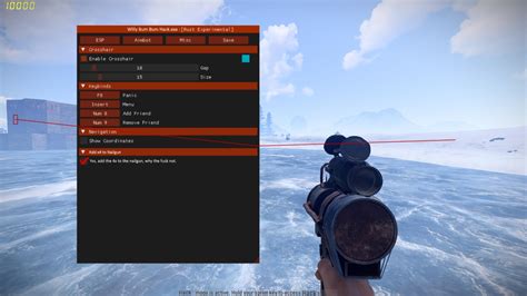 Rust hacks. D3 Rust Script - Rust Hacks and Cheats Forum : UnKnoWnCheaTs - Multiplayer Game Hacking and Cheats; First-Person Shooters. Rust [Release] D3 Rust Script ... Hello UC I am releasing this Rust script it is a regular script made in c++ using ImGui very good UI has custom key binds and recoil for every gun https: ... 