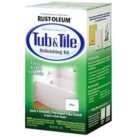 Rust oleum tub tile refinishing kit stores. Things To Know About Rust oleum tub tile refinishing kit stores. 