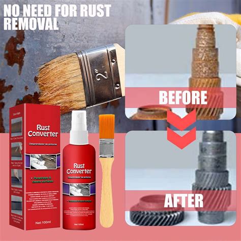Rust remover spray.  This product interacts with existing rust and chemically converts it to...