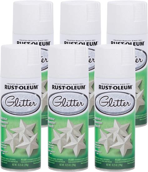 Rust-Oleum 299426 Specialty Glitter Spray, 10.25 Ounce, Pearl White