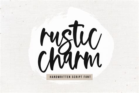 Rustic Charm Handwritten Script Font By KA Designs TheHungryJPEG