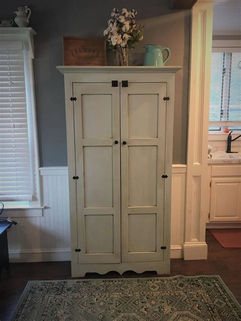 Rustic Farmhouse Pantry Cabinet - Etsy Singapore