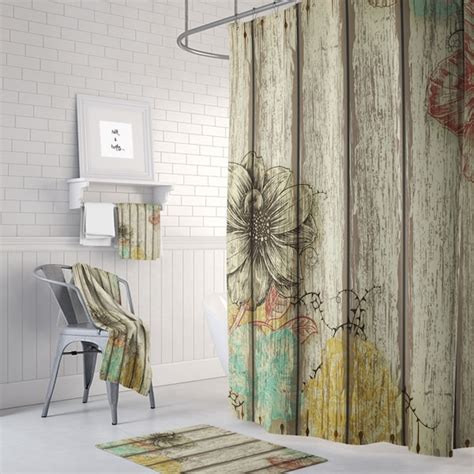 Rustic Shower Curtain - Etsy