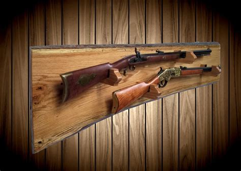  Rustic Gun Racks Stands & Displays; ... Oak Wooden Gun Rack Hangers Antique Rifle Shotgun Sword Fancy Wall Display. Gun Racks For Less. Regular price $24.95 From $19.96 . 