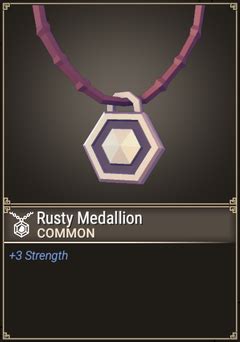 Rusty medallion terraria. Rusted Sword Fragment (1) 'A piece of a strange weapon...'. The Rusted Sword Fragment is a Pre-Hardmode Crafting material dropped by A Jolly Madman or … 