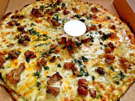 Rusty pizza. Chile Verde Pizza Mildly Spicy! Tomatillo sauce, marinated pork and four freshly grated cheeses. Cilantro optional. Rusty's Special All Your Favorites! Pepperoni, salami, fresh mushroom, olive, fresh … 