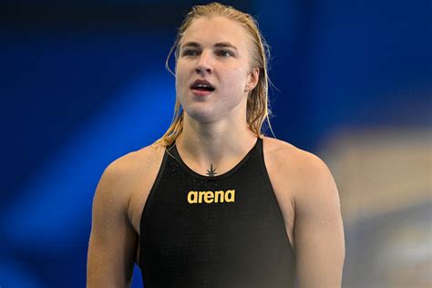 Ruta Meilutyte of Lithuania breaks world record in women’s 50-meter breaststroke