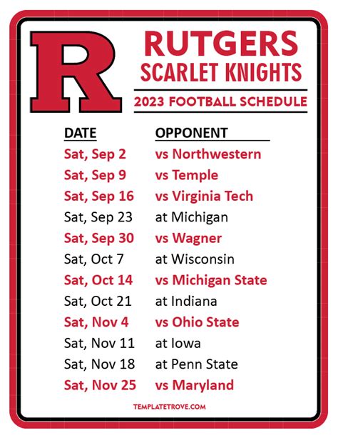 Rutgers New Brunswick Calendar