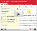 Rutgers csp.  Course Schedule Planner (CSP) Rutgers students may use Course Schedule Pl...