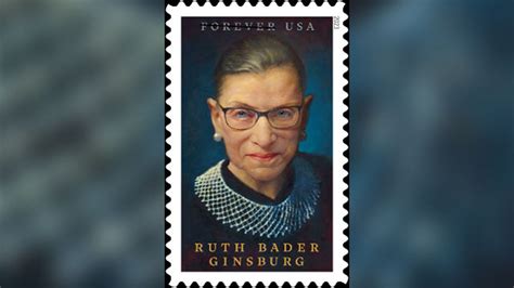 Ruth Bader Ginsburg honored on new postage stamp