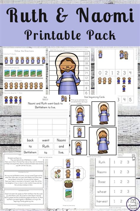 Ruth Bible Activity Teaching Resources TPT