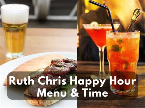 Ruth Chris Happy Hour Menu With Prices