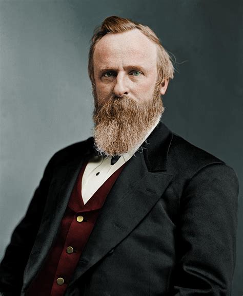 Rutherford B. Hayes. Rutherford Birchard Hayes ( 4 tháng 10 năm 1822 - 17 tháng 1 năm 1893) là tổng thống thứ 19 của Hoa Kỳ từ năm 1877 đến năm 1881, và từng là dân biểu của Hạ viện Hoa Kỳ và Thống đốc bang Ohio. Ngoài ra, Hayes còn là một luật sư cũng như là một người kiên quyết .... 