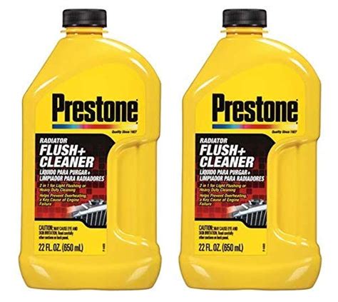Rv radiator flush.  Prestone &reg; provides total protection for all makes...