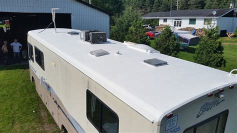 Rv roof replacement. RV Roof Repair, Water Damage and Restoration Services. We come to your RV with over 20 years of combined Residential, RV Roof and construction experience! SERVICES: We are RV Roof Specialists and work with Water damage. We apologize but we do not offer electrical, plumbing or decal removal services. 
