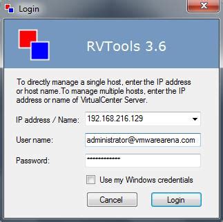 Rvtools download. RVTools version 3.3 is now available for download. RVTools is a windows .NET 2.0 application which uses the VI SDK to display information about your virtual machines and ESX hosts. Interacting with VirtualCenter 2.5, ESX Server 3.5, ESX Server 3i, ESX Server 4i, ... 