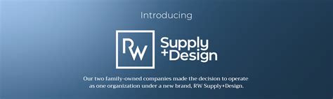 Rw supply and design. If flooring is involved in your business, you will benefit from becoming an RW Pro. Fill out our account application today, and once approved you’ll have access to all the services we offer, including: Competitive pricing every day on flooring and related supplies. Full access to our Design Showrooms for selection for you or your … 