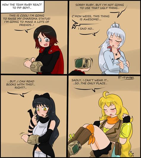 Normal Reactions? Fat Chance By: Talilover. A huntress was essentially an elite super soldier, they slayed monstrous creatures for a living and foiled the plans of terrorist organization while saving the world on the side. That being said how do they handle growing affection for one Jaune Arc? Turns out not very well.. 