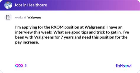 Welcome to Walgreens, where the profit doesn’t matter and the metrics are made up. ... Bonus communication did say RxOM is eligible. Pay scale was made available via a conference call back in December. ... Learn > Store Role Refresh There’s a general FAQ that covers each position and separate job descriptions for each position were recently .... 