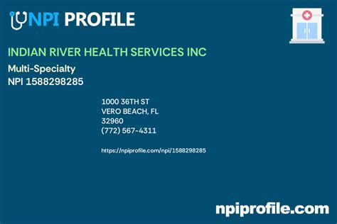 Ryan Taylor · Indian River Health Services Inc - OpenNPI