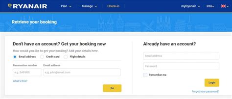 Ryanair check in before flight