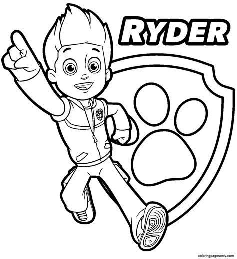 Ryder Coloring Pages
