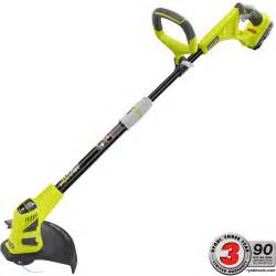 Ryobi 18 volt string trimmer edger. The ONE+ 18-Volt 13 in. String Trimmer has a lightweight design making it portable and easy to use around your yard. The auto-feed line head will automatically advance the line. This trimmer is also equipped with a variable speed trigger so you can have more control around fences, masonry, and other areas of your yard. 