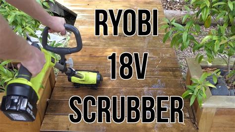 Ryobi 18V ONE+ Powered Outdoor Surface Cleaner Review - YouTube