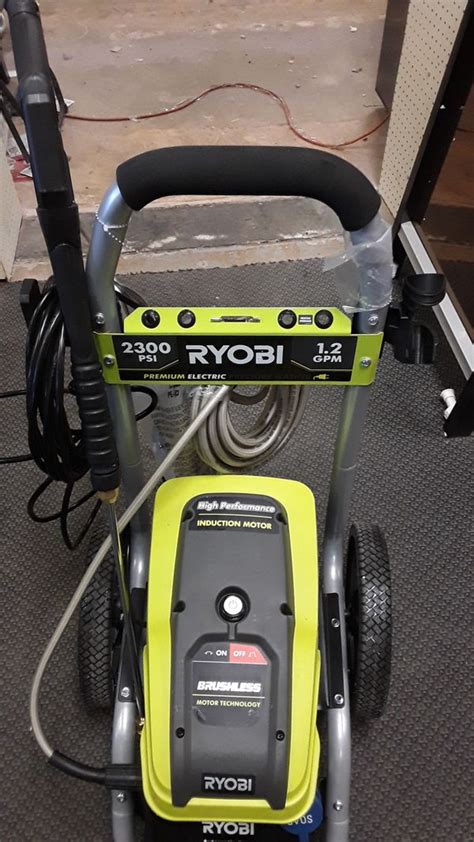 The Ryobi Electric Pressure Washer delivers up to 2700 psi and 1.1 gallons per minute (gpm) of water to spray away built-up dirt, grime, and other tough stains. It’s great for cleaning off driveways, fences, decks and patios, window screens, outdoor furniture and more. The machine comes with two nozzles, one for high pressure, the …. 