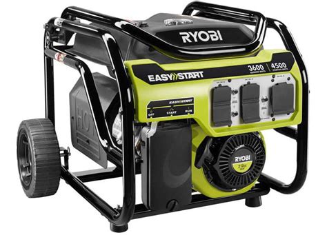 Ryobi 4500 watt generator. The RYOBI 3,600-Watt Portable Generator is the perfect power solution at home or on the jobsite. This generator delivers 3,600 Running-Watts and 4,500 ... 
