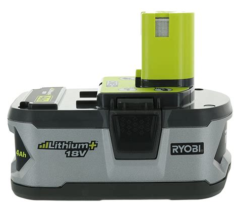 This high capacity LITHIUM+ battery improves the performance of RYOBI 18V ONE+ tools by increasing torque up to 35%. This battery provides up to 4X runtime, holds a charge 4X longer and is 20% lighter weight than Ni-Cd batteries. LITHIUM+ batteries have extreme weather performance to continue work in harsh conditions and an on-board fuel gauge ... . 