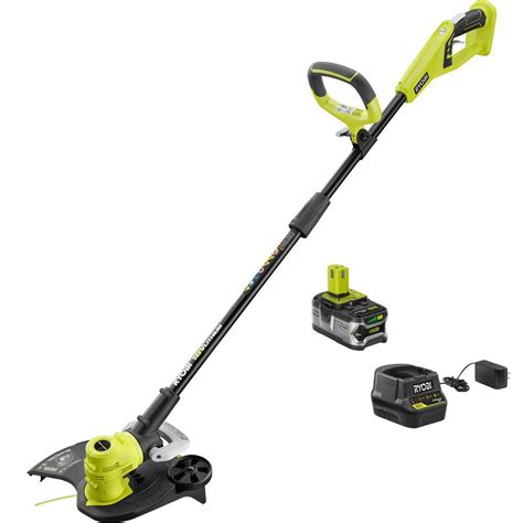 Ryobi blade weed eater. Product Details. The RYOBI Expand-It 10 in. A Pole Saw Attachment features a 10 in. bar and chain that is ideal for pruning and cutting limbs up to 6 in. thick. Reach dead branches or overgrown limbs up to 12 ft. above the ground with the included extension shaft. The angled trimming head allows for user control and more precise cuts. 