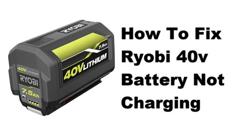Ryobi charger not working no lights. Things To Know About Ryobi charger not working no lights. 
