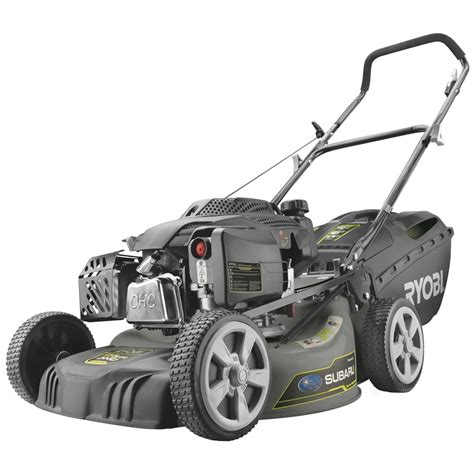 Ryobi lawn mower not starting. What options are available to start RYOBI Lawn Mowers? Choosing a lawn mower that starts with minimal effort can make the overall process of lawn mowing less daunting. Gas-powered lawn mowers that use a choke have a pull cord which requires a lot of physical exertion, whereas electric-powered models come with easy push-start options. 