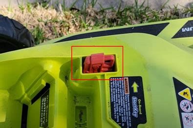 Ryobi lawn mower reset button. Apr 8, 2022 · Blade Re-adjustment. If the mower isn’t mowing the grass as well as it should, change the blade height. In cool weather, the blade must be set such that the lawn is 1 to 2 inches tall, and in warm weather, the lawn should be 2 to 3 inches tall. Then, by pressing the height-adjustment handle on the side of the mower and dragging it toward the ... 