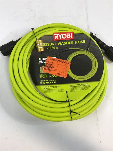 Price and other details may vary based on product size and color. Overall Pick. Amazon's Choice: ... Ryobi Pressure Washer Water Broom - RY31211 - (Bulk Packaged - Non-Retail Packaging) ... M MINGLE Pressure Washer Hose 50 FT x 1/4" - Replacement Power Wash Hose with Quick Connect Kits - High Pressure Hose with M22 14mm Fittings - 3600PSI ...