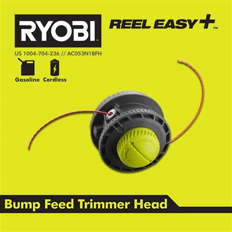 See what other customers have asked about RYOBI REEL EASY+ Bump Feed String Head with Speed Winder AC053N1BFH on Page 4. #1 Home Improvement Retailer ... Questions and Answers for RYOBI REEL EASY+ Bump Feed String Head with Speed Winder ... And thank you again for your interest in the REEL EASY+ Bump Feed String …. 