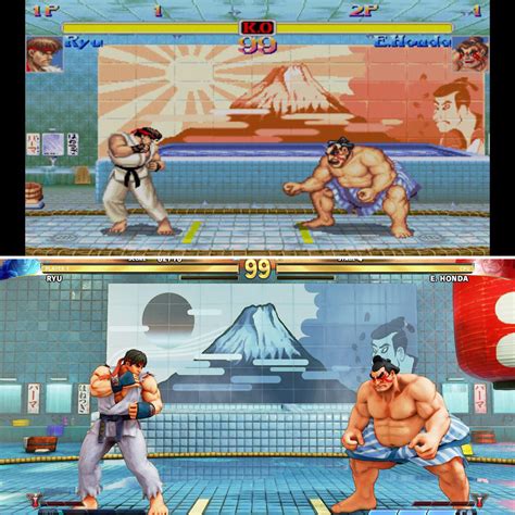 Ryu vs e honda