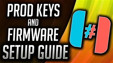 Ryujinx Prod Keys & Firmware Setup Guide - YouTube