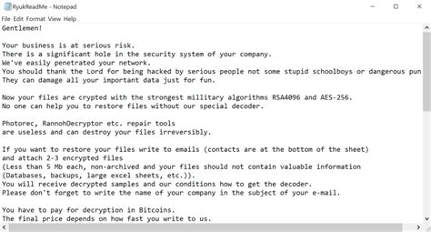 Ryuk ransomware sample download.  This Death Note is discovered by Light Ya...