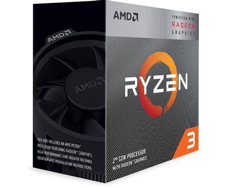 Ryzen 3 3200g. 4GHz. 3.5GHz. When the CPU is running below its limitations, it can boost to a higher clock speed in order to give increased performance. Has an unlocked multiplier. AMD Ryzen 3 3200G. AMD Ryzen 5 3450U. 