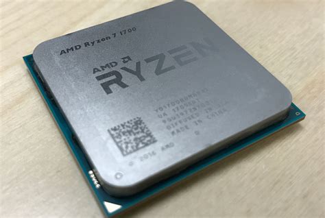 Ryzen 7 1700. The AMD Ryzen 7 1700 is the least powerful of three new Ryzen 7 CPUs. The 1700 model has base and turbo clocks of 3.0 and 3.7 GHz respectively. Both of its more expensive siblings, the 1700X and 1800X, have higher clocks but they also have TDPs of 95 watts whereas the 1700 is rated at just 65 watts. 