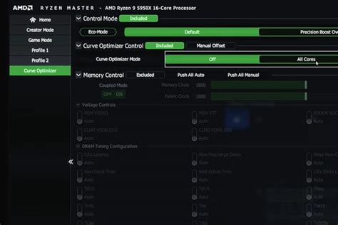 Ryzen master curve optimizer vs bios.  The larger the offset the larger the ma...
