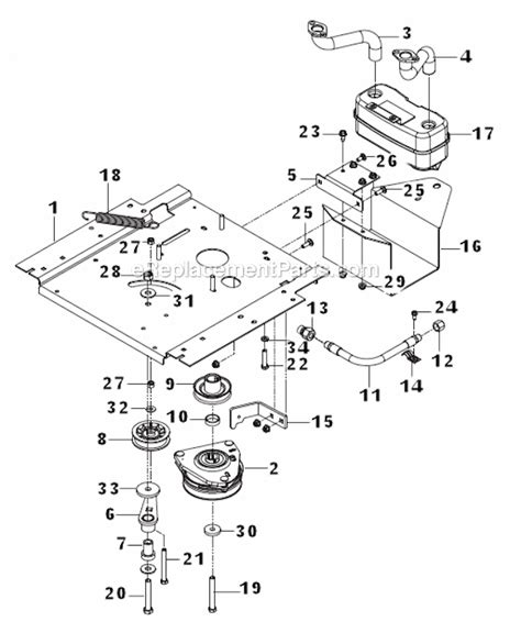 Rz5424 drive belt diagram. Mowing Deck/ Cutting Deck diagram and repair parts lookup for Husqvarna RZ 5424 (965881301) - Husqvarna 54" Zero-Turn Mower (2010-01) ... BELT SHIELD, RT $ 133.99 ... 