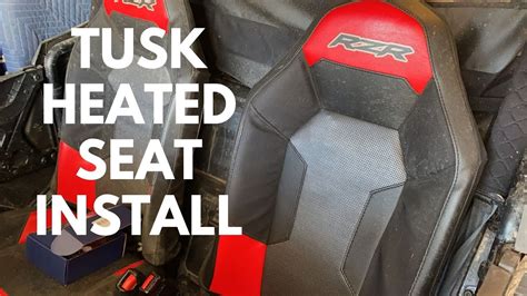 Ok, starting a new thread as the search didn't yield anything from this decade. I have 4 Tusk Heated Seat kits and am going to attempt to install them in our Pro XP4. With the 4 pad setup the front seats have the install may just be on the lower sections in the front. If I do the heating.... 