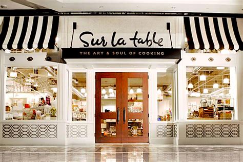 Sûr la table. Shop Sur La Table for the finest cookware, dinnerware, cutlery, kitchen electrics, bakeware and more. Our cooking class program is one of the largest in the nation. Come visit a local Sur La Table at 1806 Fourth Street, Berkeley, CA 94710. 