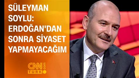 Süleyman soylu tayyip erdoğan sözleri