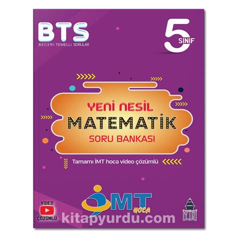 Sınıf İMT Matematik Yeni Nesil Soru Bankası: https://bit.