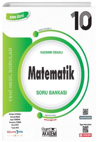 Sınıf - Matematik Soru Bankası mı arıyorsunuz? Üçgen Yayıncılık'dan tüm flipbook'unu okuyun.